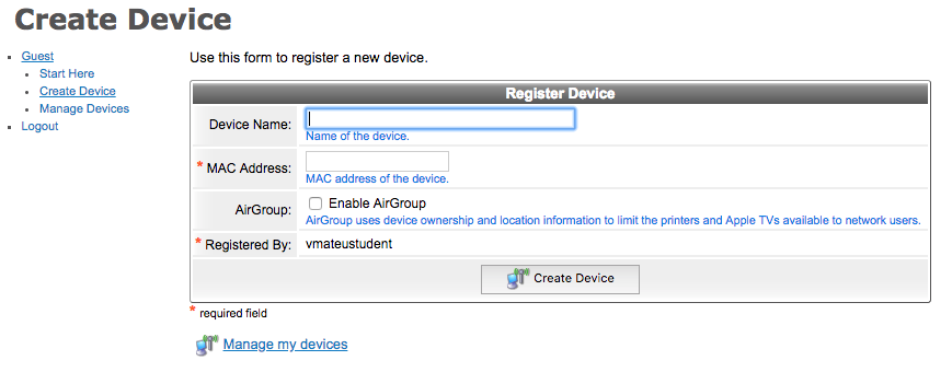 CMU Device Management